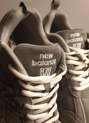 New balance 878 кроссовки мужские. замш, сетка9 фото