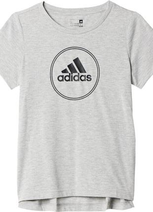 Оригінальна жіноча футболка adidas boxy logo tee1 фото