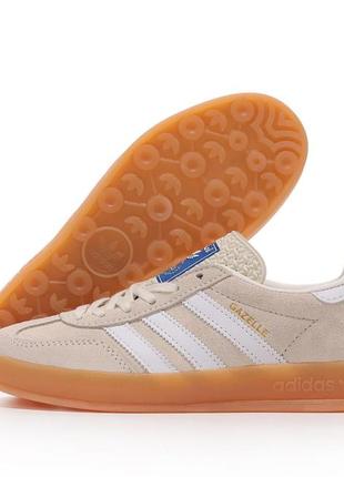 Модні шкіряні кросівки,кеди adidas gazelle indoor (36-40)