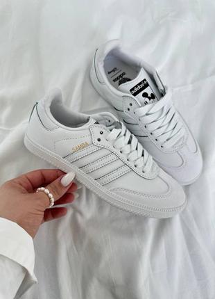 Шкіряні кросівки adidas samba disney