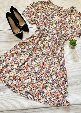 Платье цветастое вискоза cath kidston