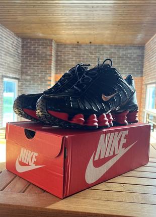 Nike shox tl black/red 46 size