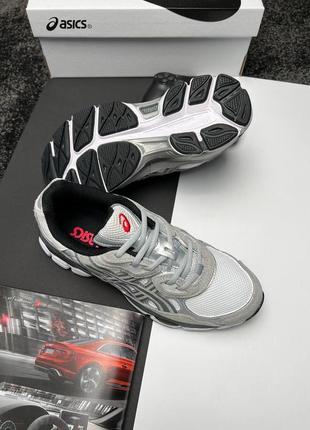 Asics gel-nyc gray white silver 7