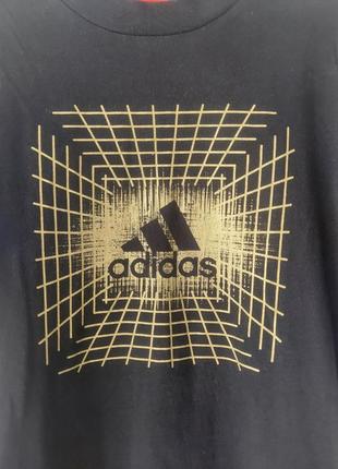 Футболка детская adidas id metallic tee junior5 фото