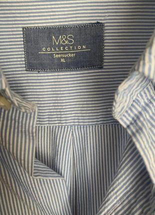 Рубашка m&amp;s размер xl. новая. 100% cotton.3 фото