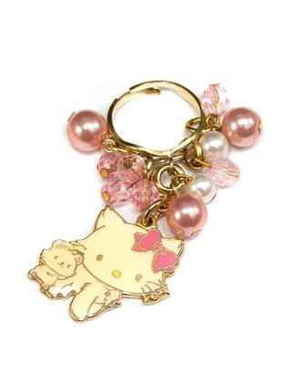 Кільце з перлинами hello kitty sanrio різнобарвне 881780565299