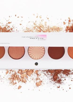 Ofra cosmetics signature luxe palette палитра теней 5 базовых оттенков 390 грн