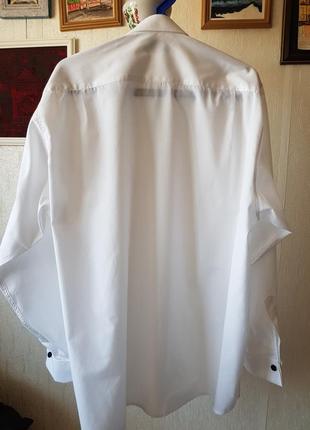Біла сорочка з якісної тканини, італія2 фото