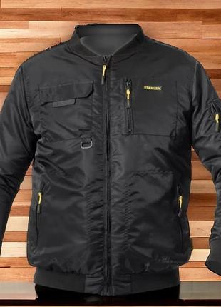 Мужской бомбер пилот stanley bomber jacket.(сша)м,xl