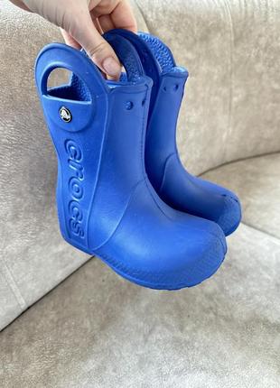 Резиновые сапоги crocs c9