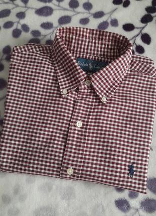 Мужская рубашка ralph lauren, рубашка ralph lauren оригинал1 фото