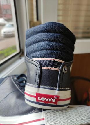 Кеди високі жіночі levi's4 фото