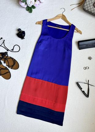 Очень красивое и яркое летнее платье, платье красное, синее платье gap zara