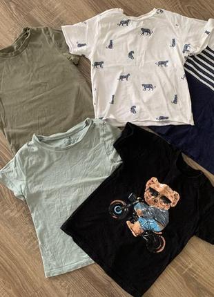 Набор футболок для мальчика 2-3 года1 фото
