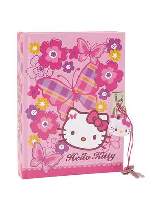 Блокнот на замке hello kitty sanrio розовый 881780790608