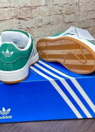 Adidas campus 00s dark green white (унисекс)392 фото