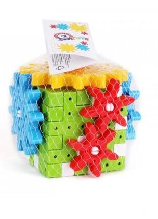 Набір блоків-конструктора технок 53 деталей різнобарвний 4823037607266