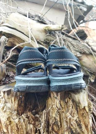 25 см - кожаные спортивные сандалии rieker сандали босоножки5 фото