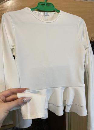 Блузка идеально белая 😍, размер s