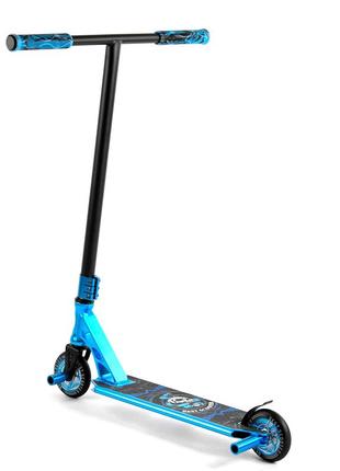 Самокат трюковый scooter анодированное покрытие черно-синий 69000830032303 фото
