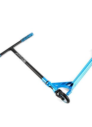Самокат трюковый scooter анодированное покрытие черно-синий 69000830032307 фото