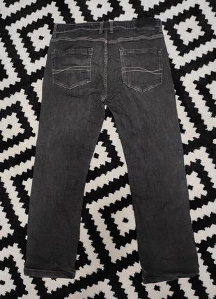Джинсы мужские серые повседневные прямые джинсовые atrium, размер l4 фото