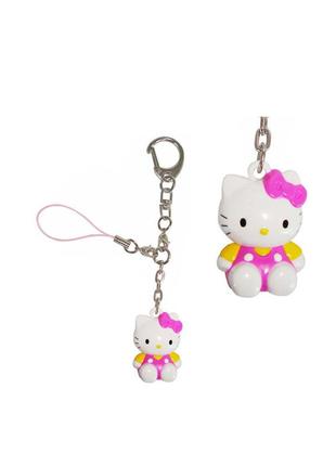 Брелок hello kitty sanrio біло-рожевий 4045316481279