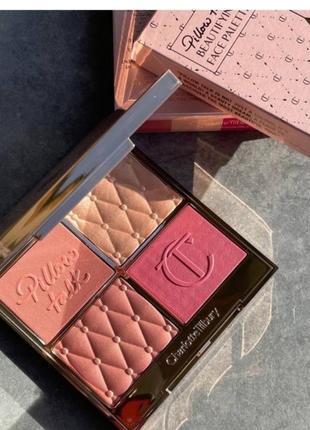 Лімітована палетка для обличчя charlotte tilbury pillow talk beautifying face palette оригінал