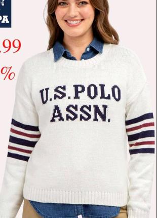 Вязаний светр u.s polo.assn1 фото