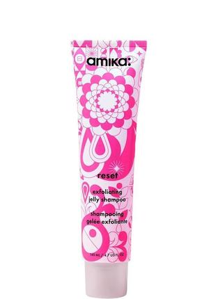 Amika reset exfoliating jelly shampoo отшелушивающий шампунь-гель с морской солью , 140 мл