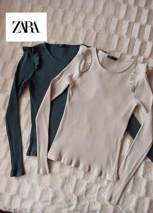 Водолазка рубчик джемпер лонгслив кофта zara