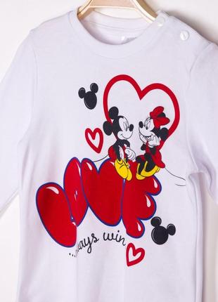 Комплект minnie mouse disney 74-80 см (9-12 мес) mn18369 белый 86911099341232 фото