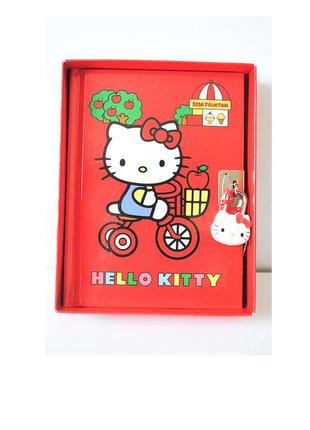 Блокнот на замку hello kitty sanrio червоний 4045316080960