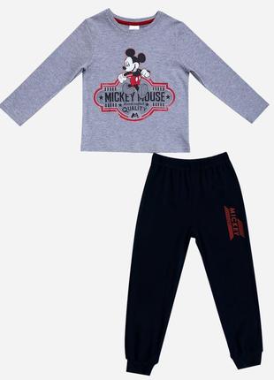 Спортивний костюм mickey mouse disney 110 см (5 років) mc18485 сіро-синій 8691109929594