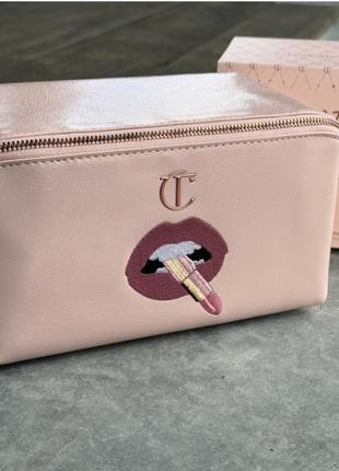 Лімітована косметичка charlotte tilbury - pillow talk makeup bag оригінал1 фото