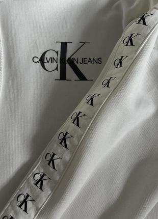 Світшот (кофта) біла calvin klein jeans2 фото