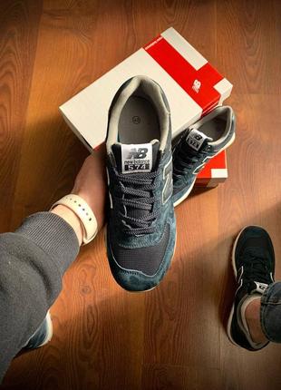 👟кросівки чоловічі new balance 574 blue & white6 фото