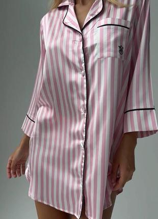 Женская рубашка victoria's secret, стильная, домашняя, сексуальная, ночная рубашка, рубашка виктория сикрет7 фото