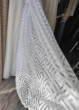 Тюль жжакард, туреччина, орнамент.