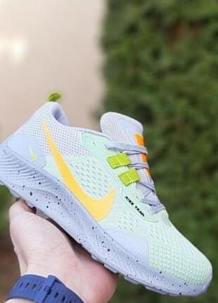 Кросівки жіночі nike pegasus trail gray lime.36(23),37(23,5), 38(24),39(24,5),40(25),41(25,5)4 фото