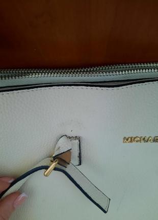 Кожаная сумка michael kors майкл корс8 фото