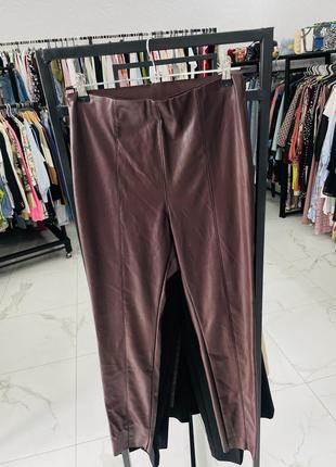 Легінси еко шкіра бренд h&m Трикотажное 38/10 ціна 449 грн4 фото