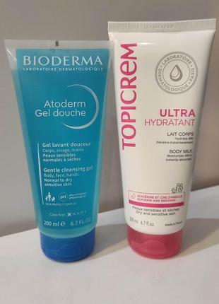 Bioderma atoderm гель для душа4 фото