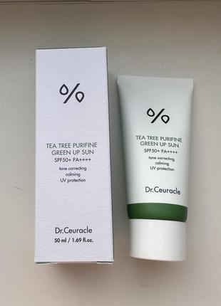 Dr.ceuracle tea tree purifine green up sun spf 50+ pa