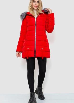 Куртка жіноча, колір червоний, 235r88112 фото