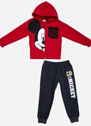 Спортивний костюм mickey mouse disney 98 см (3 роки) mc18344 чорно-червоний 8691109928771