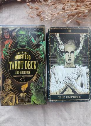 Монстры юниверсал таро гадальные карты таро ужасов хоррор universal monsters tarot