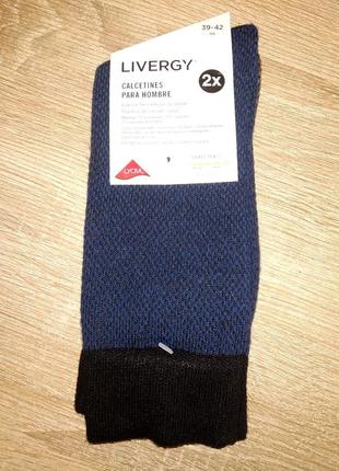 Набір 2 пари шкарпеток livergy розміри 39-/42 і 43/465 фото