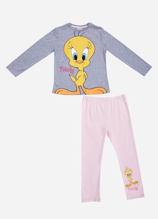 Спортивный костюм looney tunes cimpa 98 см (3 года) lt18496 серо-розовый 8691109928528