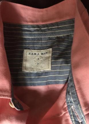 Рубашка мужская стильная ( xl) zara